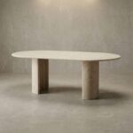 Travertin Esstisch Bambi