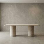 Travertin Esstisch Mermi