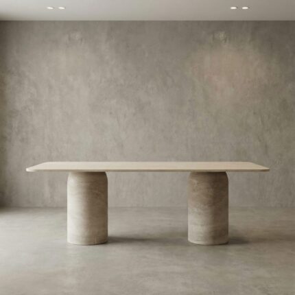 Travertin Esstisch Mermi