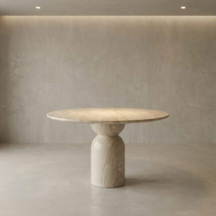 Travertin Esstisch Single Diviso