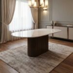 Marmor White Stone Ovale