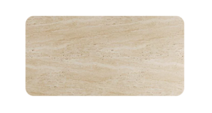 Rechteck Travertin Beige