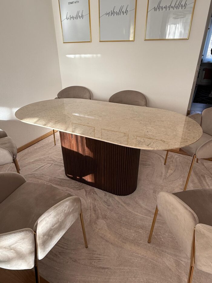 Beige Stone Ovale