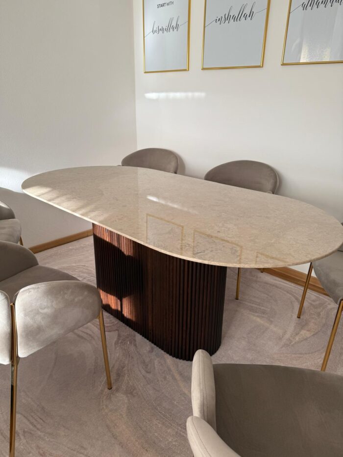 Beige Stone Ovale